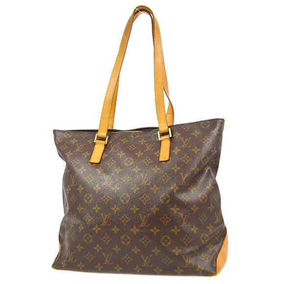 LOUIS VUITTON CABAS MEZZO HAND TOTE BAG PURSE MONOGRAM - Picture 2 of 10